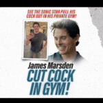 james marsden cut cock in private gym