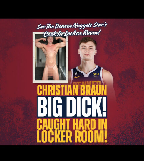 christian braun big dick caught hard in locker room