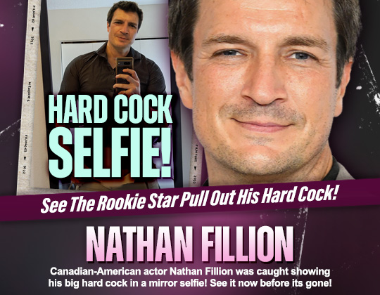 nathan fillion dick cock penis nude naked