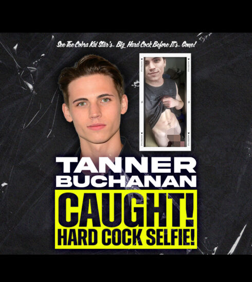 tanner buchanan caught hard cock selfie